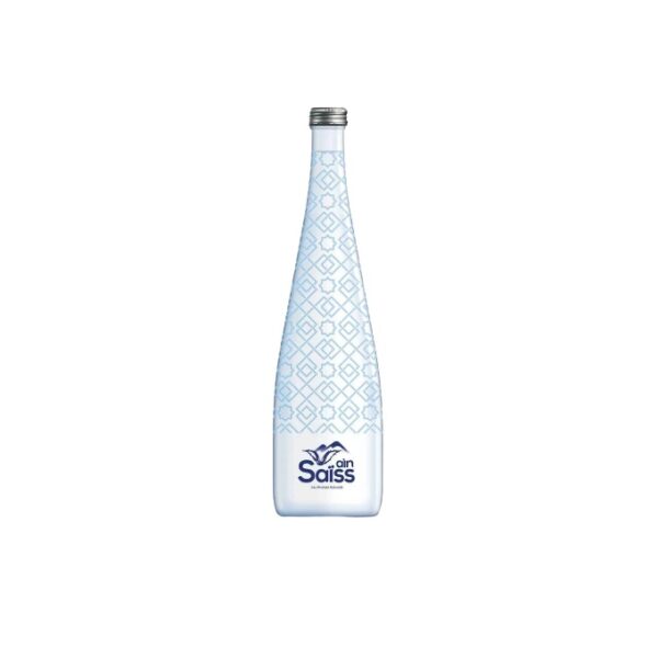 Aïn Saïss Eau minérale bouteille en verre 75cl Shippini