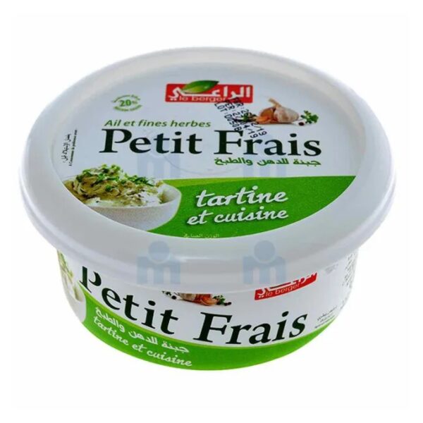 Fromage à tartiner ail et fines herbes Petit Frais 170g LE BERGER Shippini